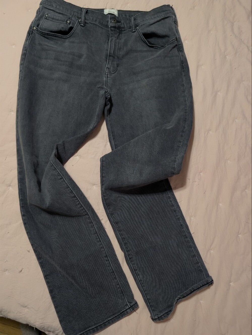 Mutual Weave "The Athletic" Tapered Fit Jeans Gray 36x32 Comfort Stretch